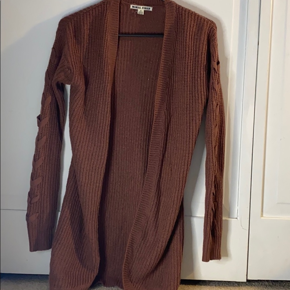Nude pink cardigan